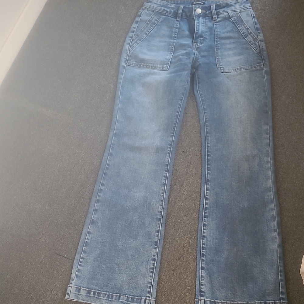 Classic Blue Flare Jeans for Women